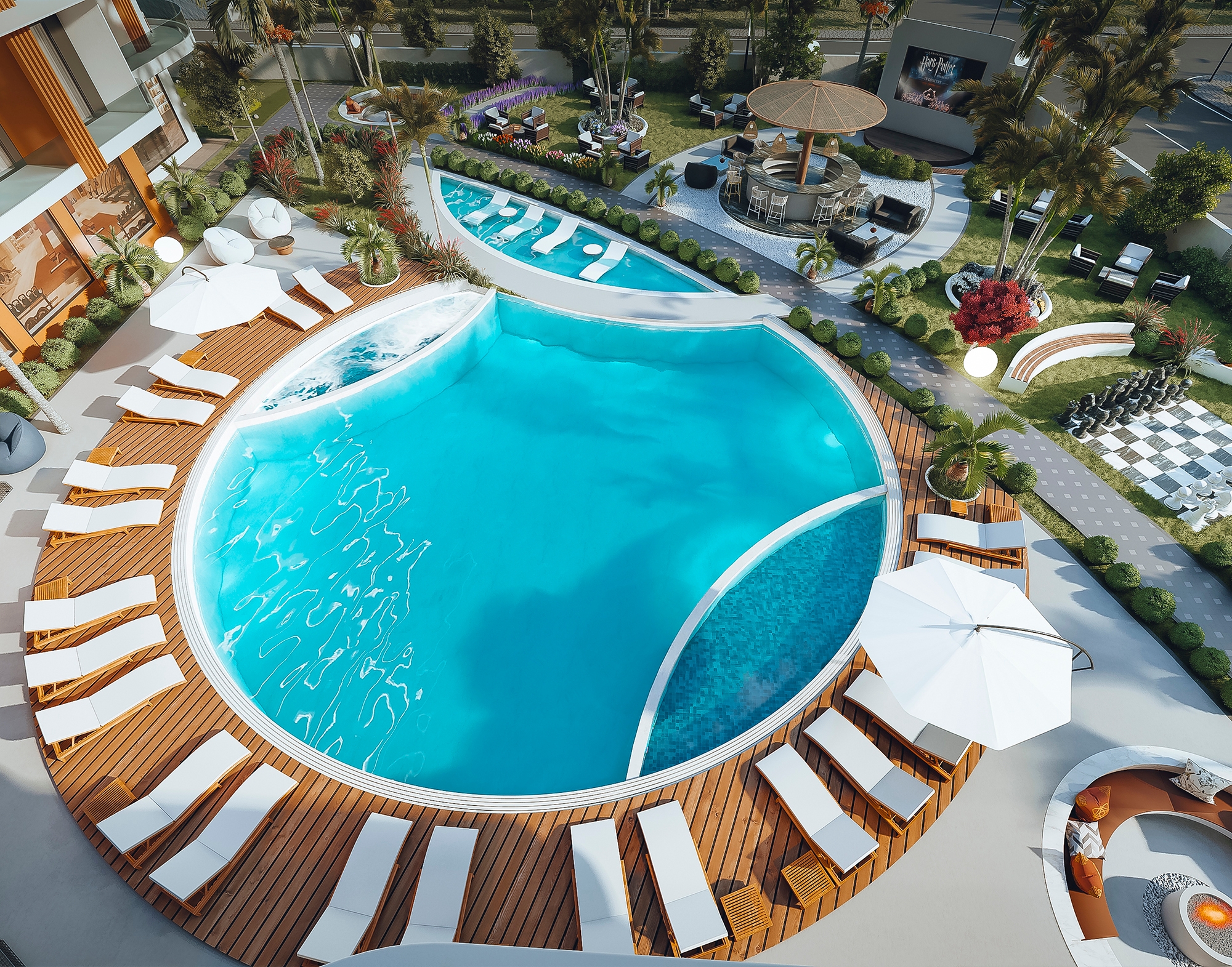 Luxury 1+0 Apartment with Castle and Mountain Views in Payallar, Alanya