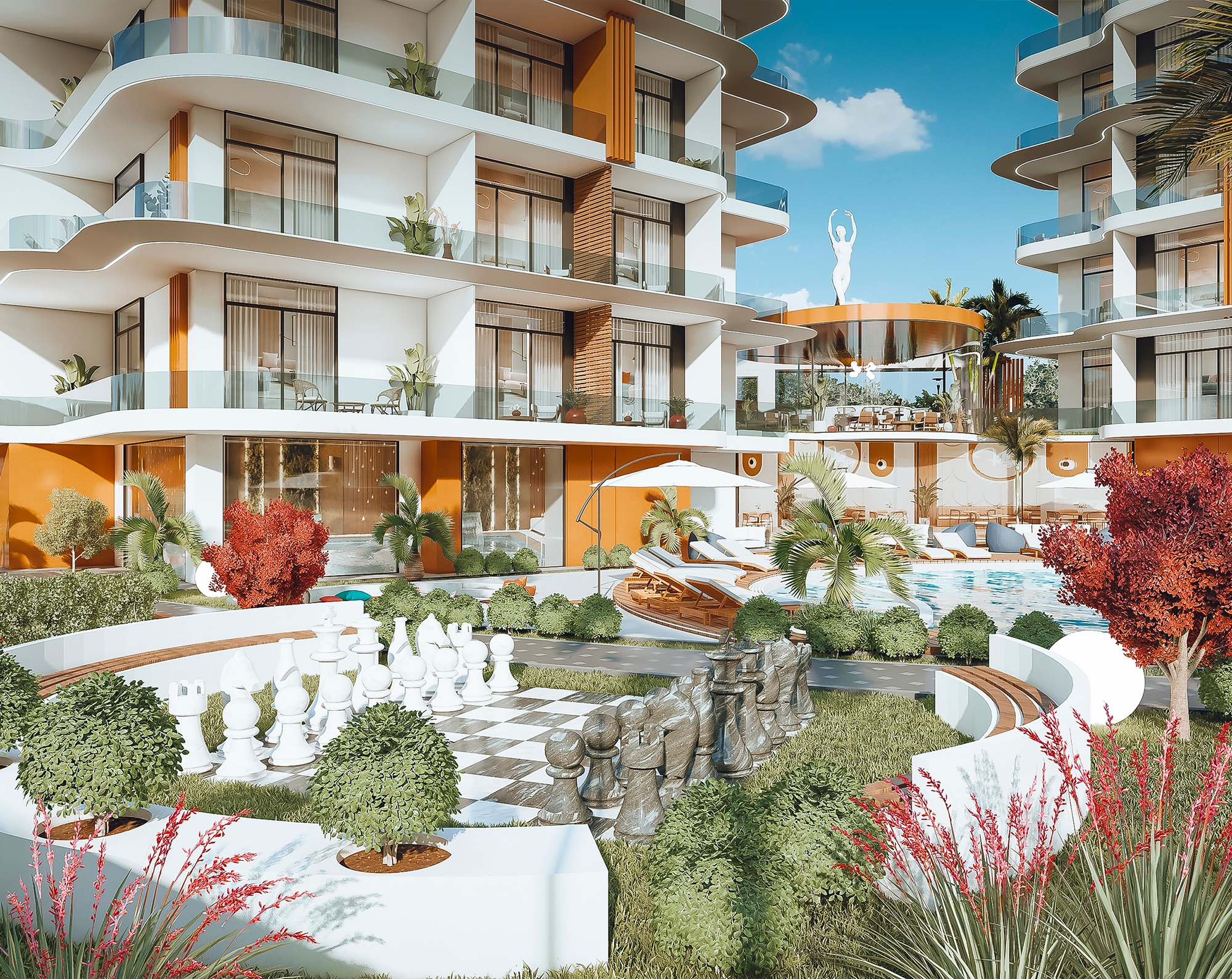 Luxury 1+0 Apartment with Castle and Mountain Views in Payallar, Alanya