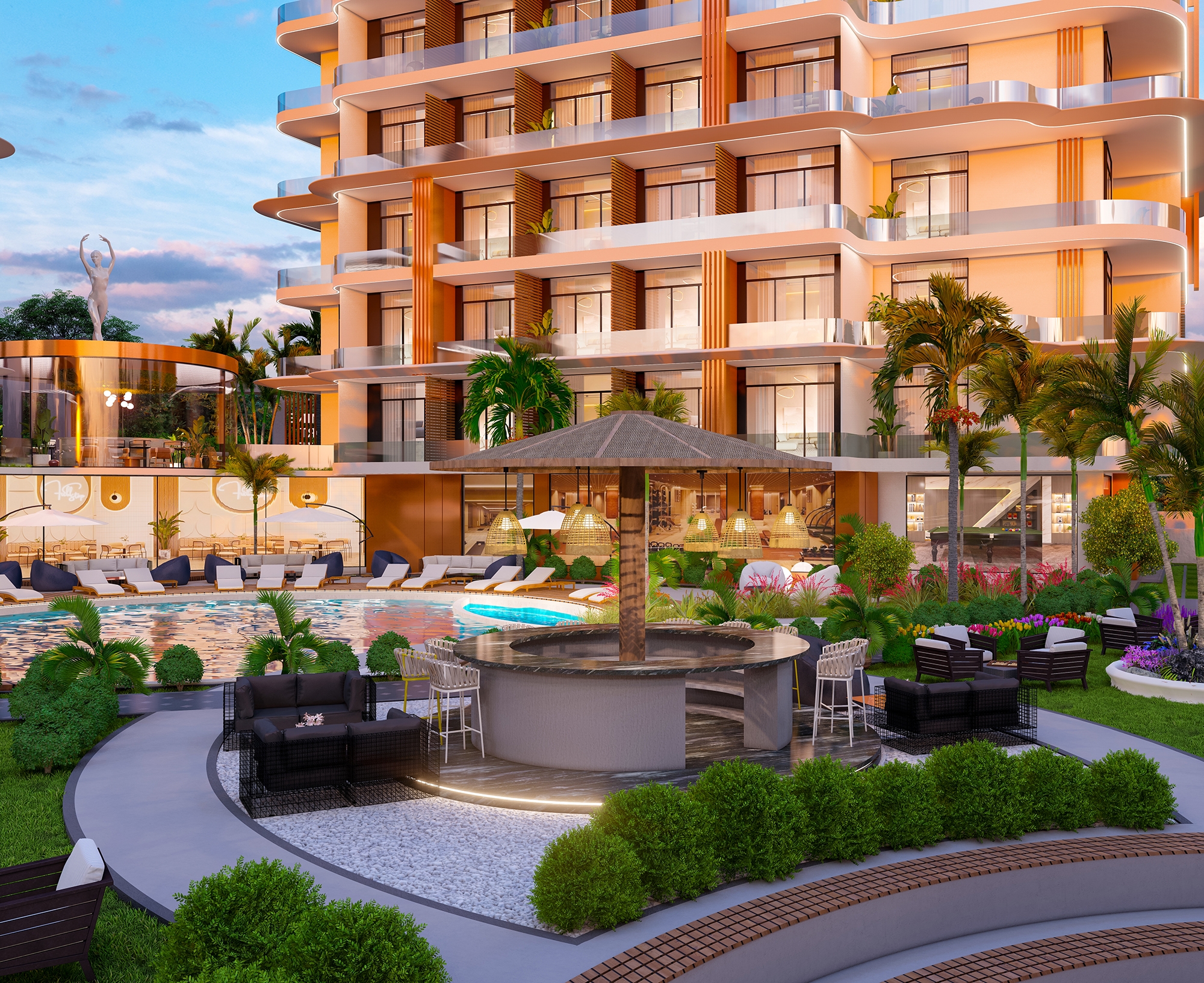 Luxury 1+0 Apartment with Castle and Mountain Views in Payallar, Alanya