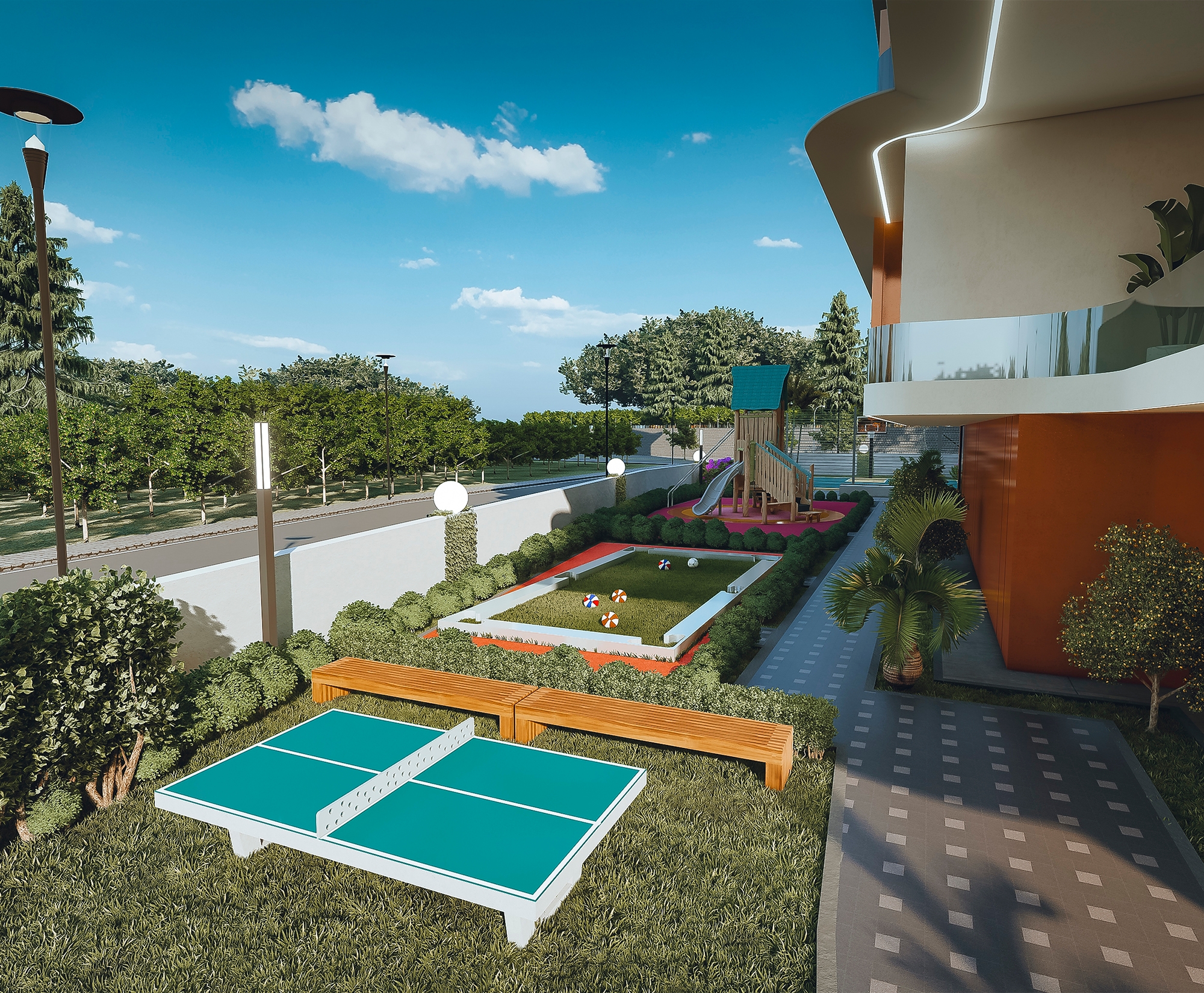 Luxury 1+0 Apartment with Castle and Mountain Views in Payallar, Alanya