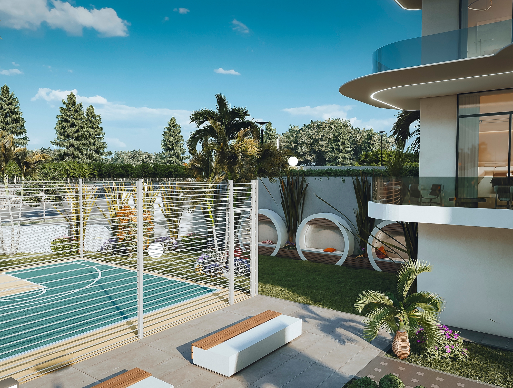 Luxury 1+0 Apartment with Castle and Mountain Views in Payallar, Alanya