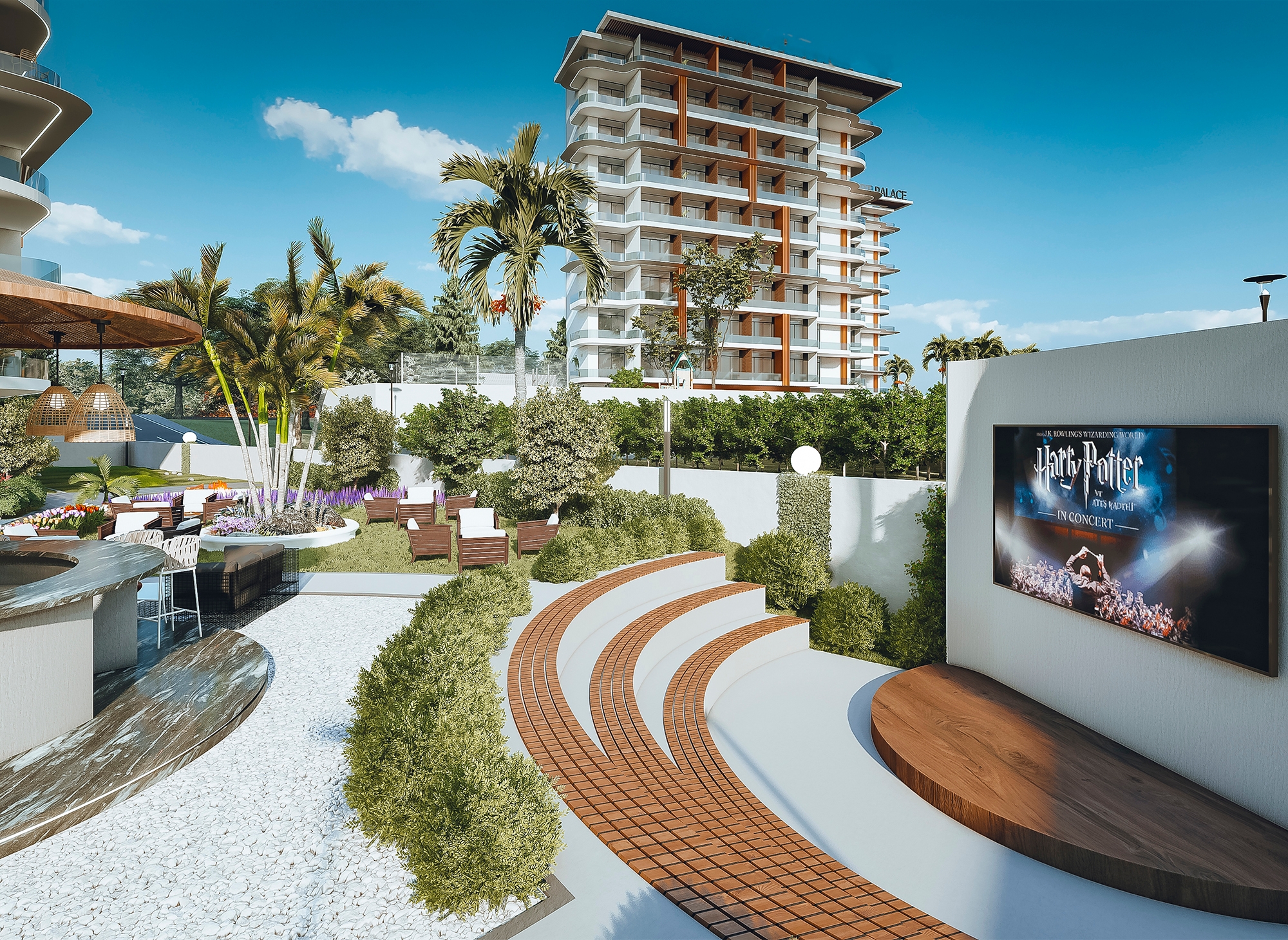 Luxury 1+0 Apartment with Castle and Mountain Views in Payallar, Alanya