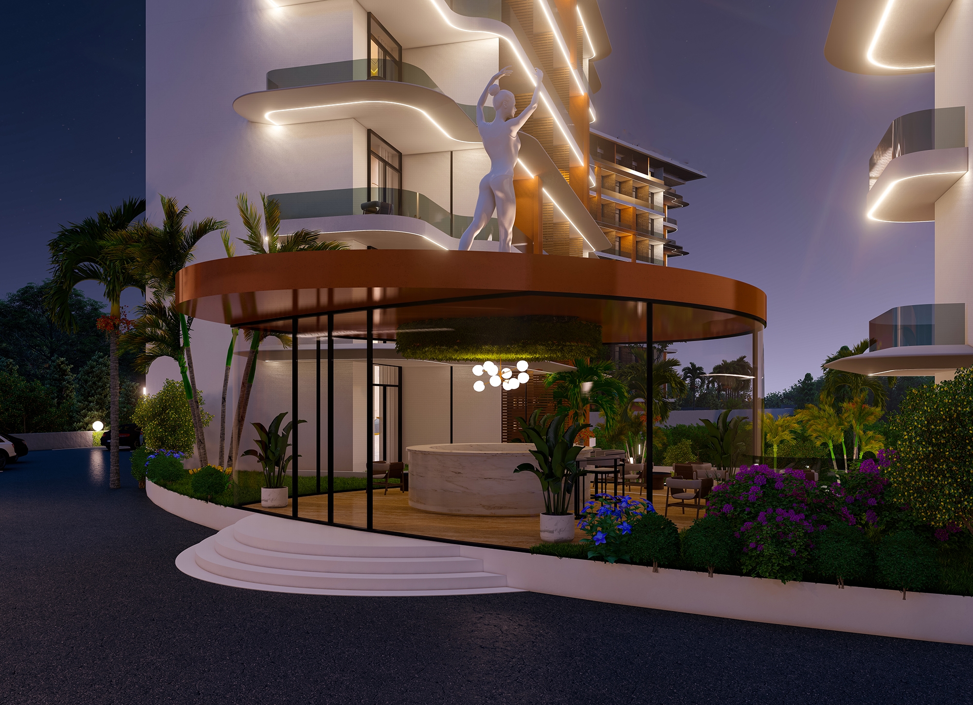 Luxury 1+0 Apartment with Castle and Mountain Views in Payallar, Alanya