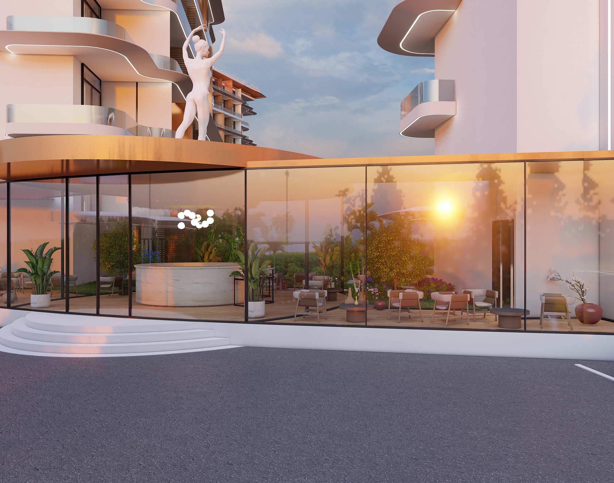 Luxury 1+0 Apartment with Castle and Mountain Views in Payallar, Alanya