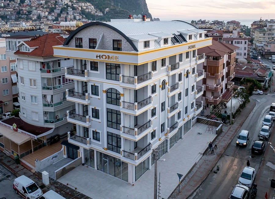 Luxury 1+1 Apartment with Mountain View, Alanya Center