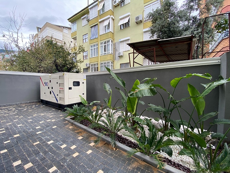 Bjergudsigt 1+1 Lejlighed i Alanya Centrum