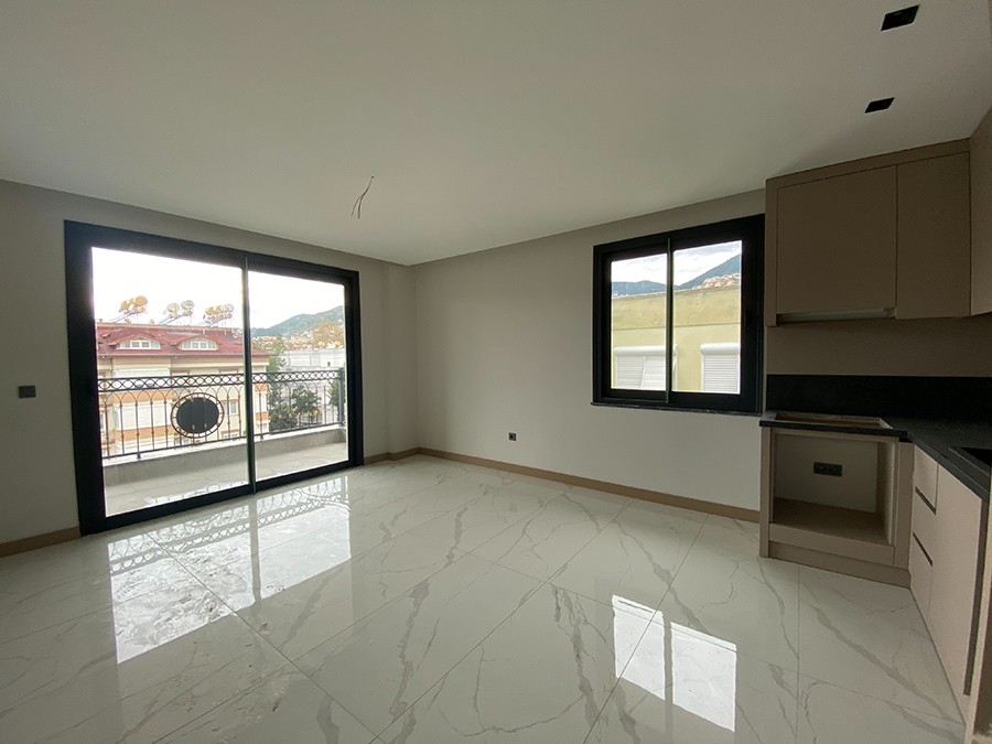 Bjergudsigt 1+1 Lejlighed i Alanya Centrum
