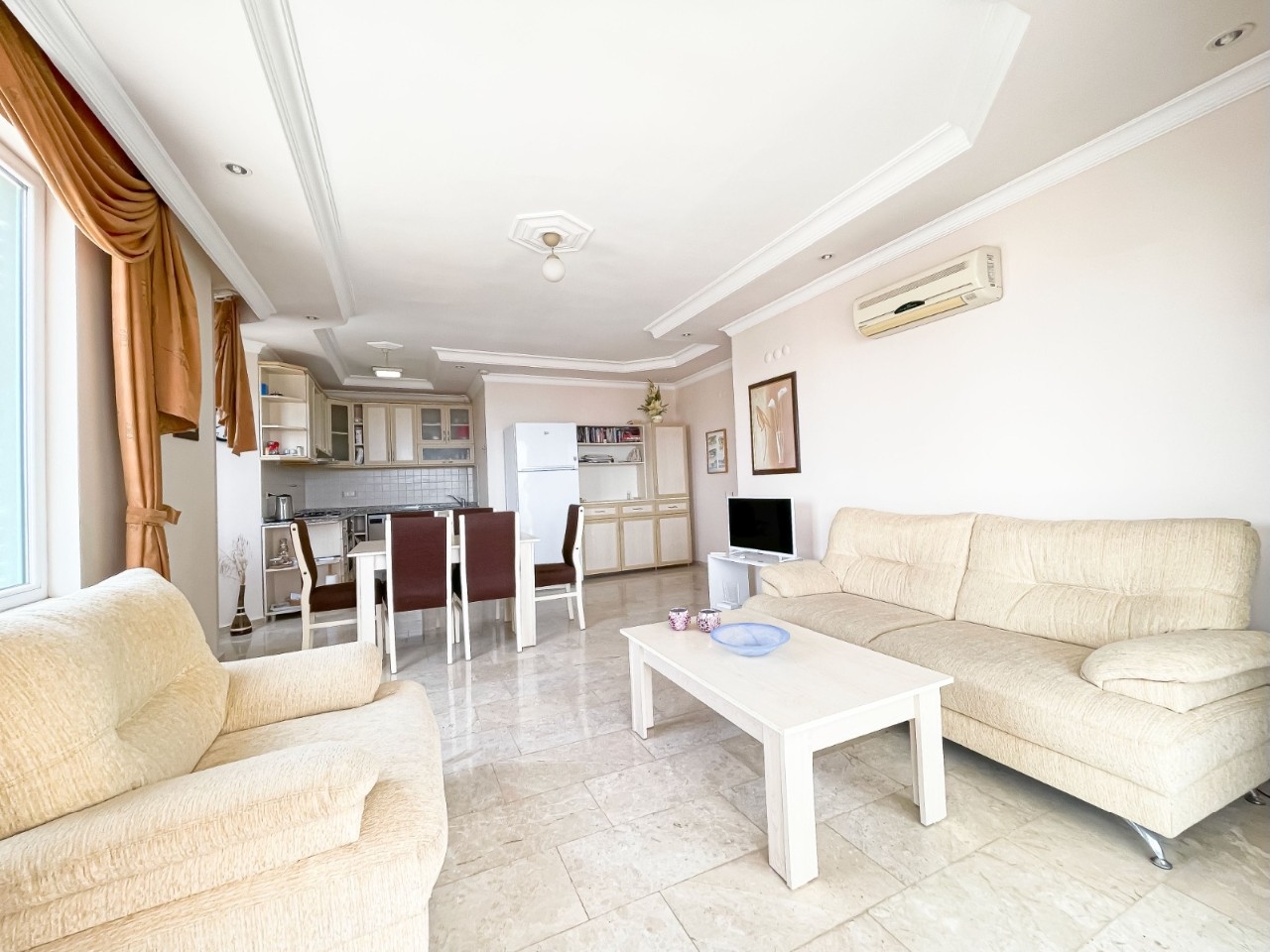 Stunning 2+1 Apartment with Sea and Castle Views, Alanya Tosmur