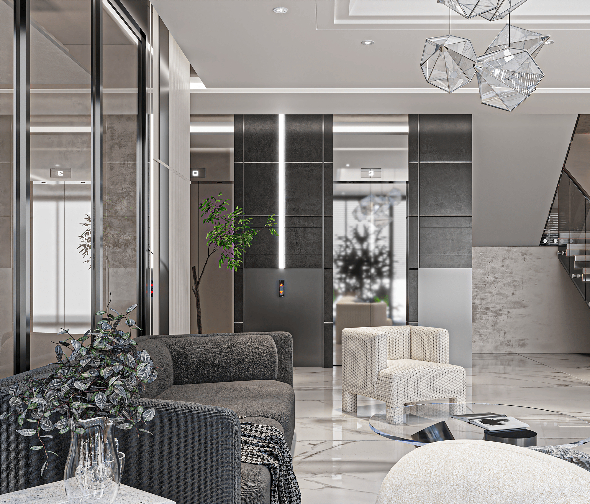 Luxuriöses 1+1 Apartment mit Bergblick, Alanya - Demirtas