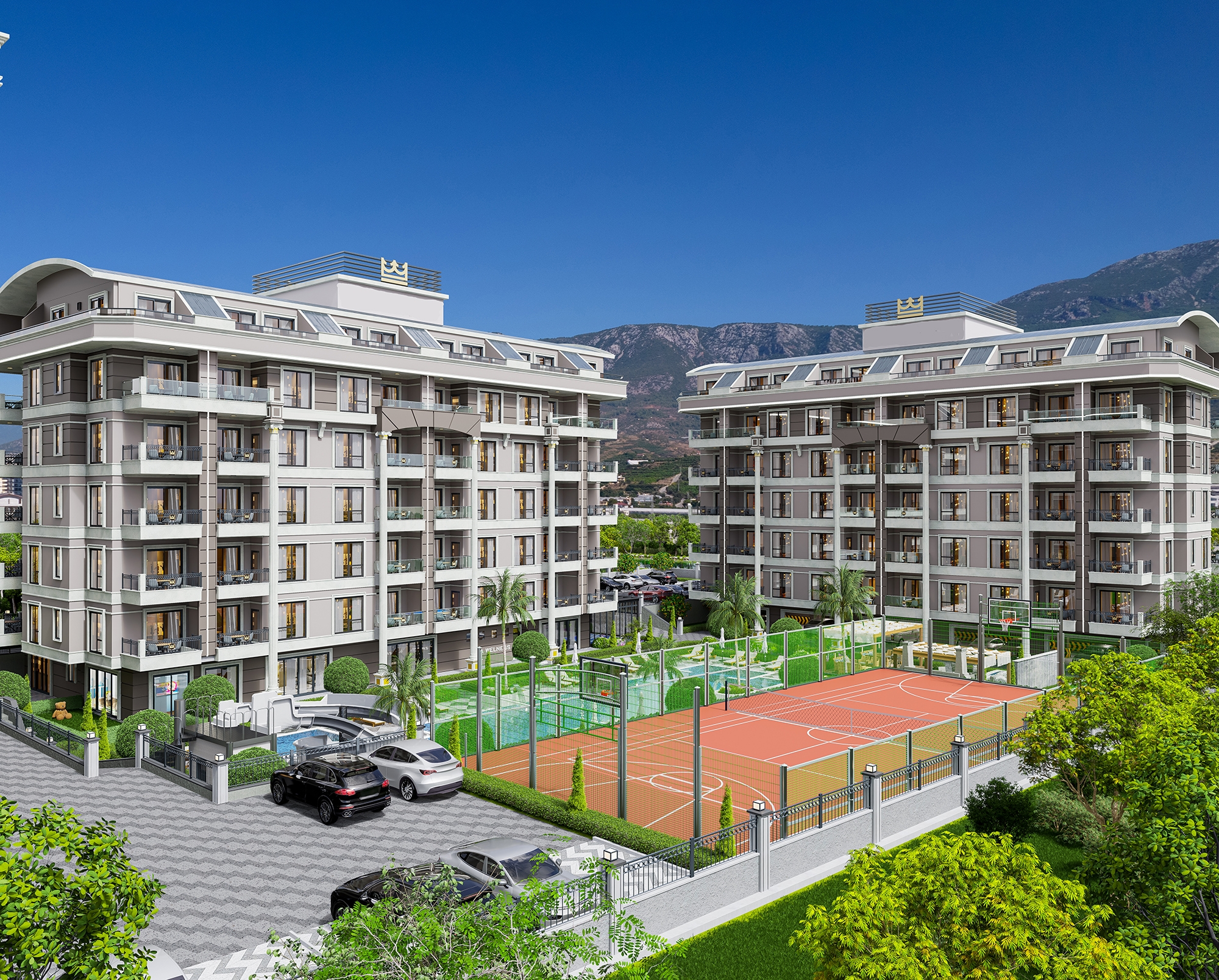 Luxury 1+1 Apartment with Sea and Mountain Views in Kargicak