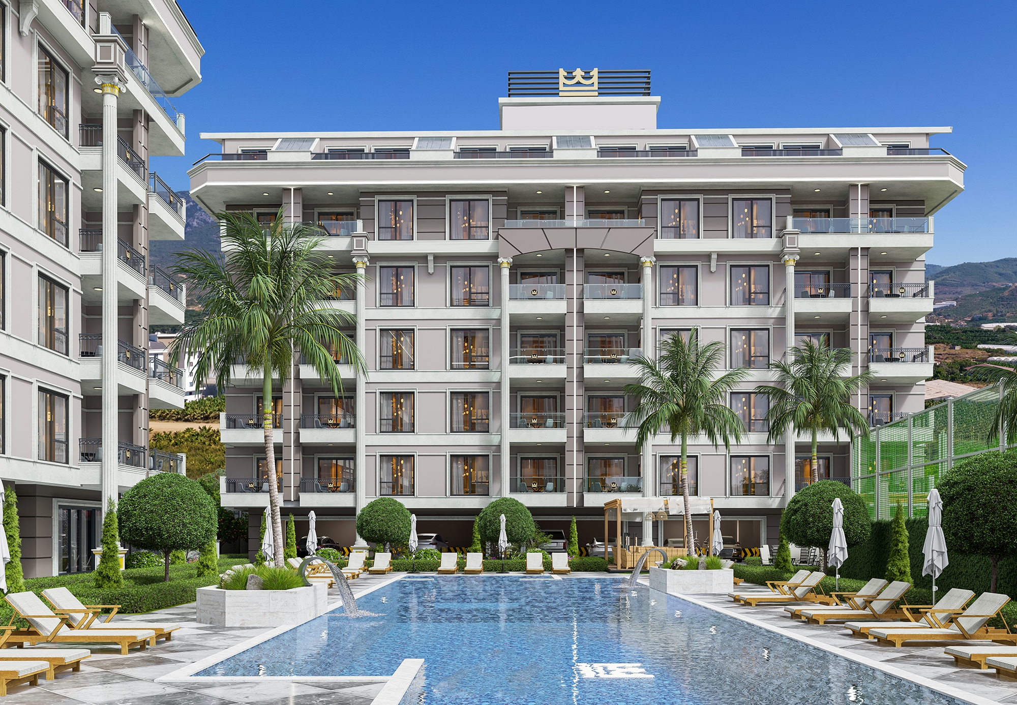 Luxury 1+1 Apartment with Sea and Mountain Views in Kargicak