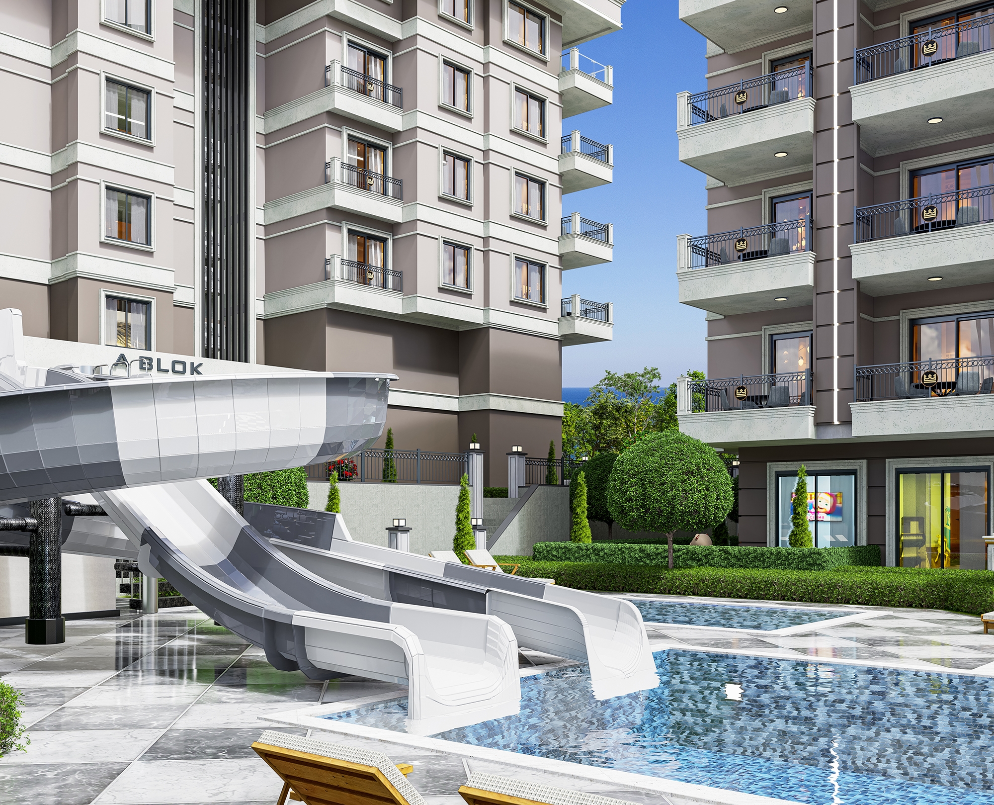 Luxury 1+1 Apartment with Sea and Mountain Views in Kargicak