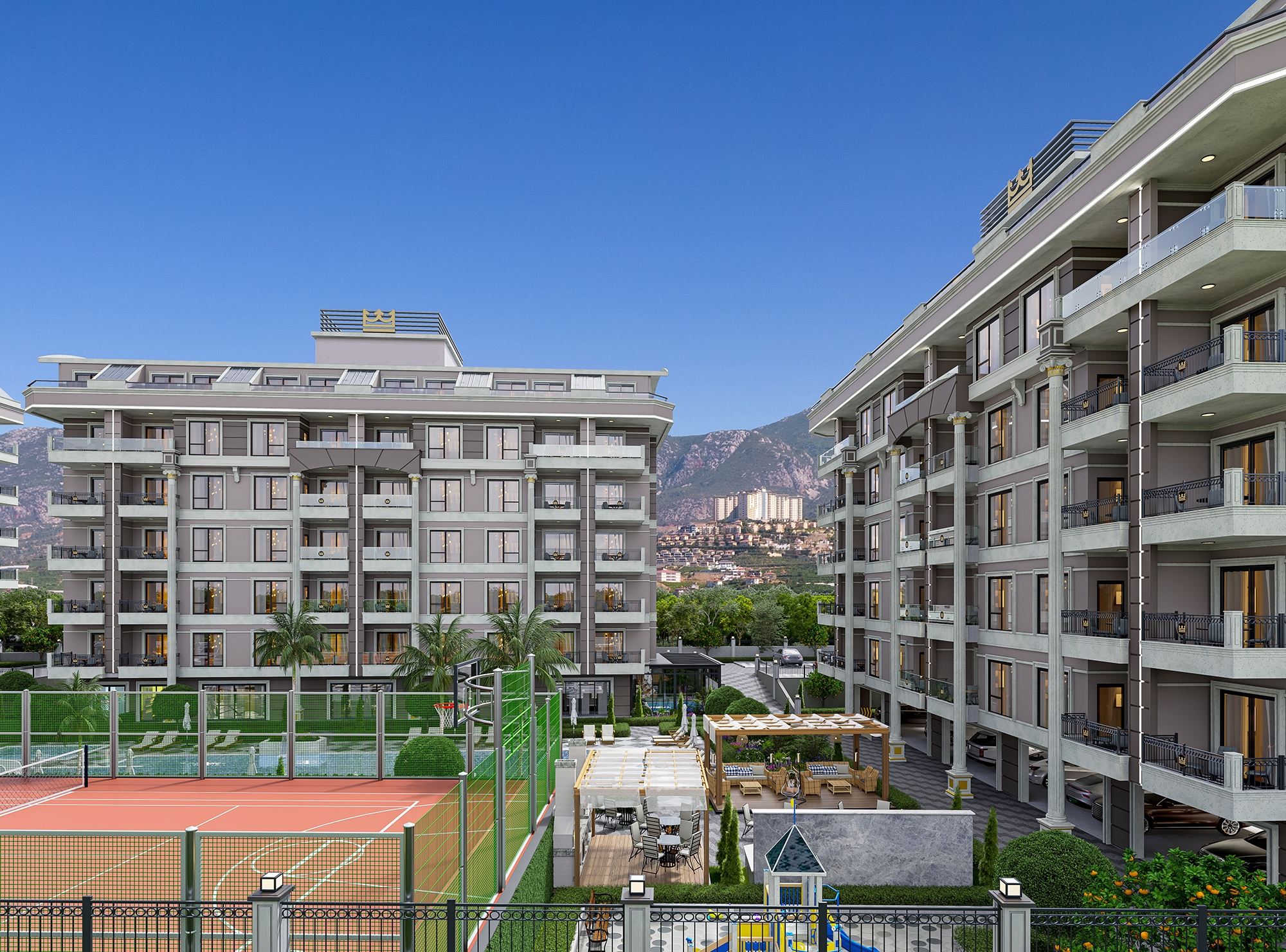 Luxury 1+1 Apartment with Sea and Mountain Views in Kargicak