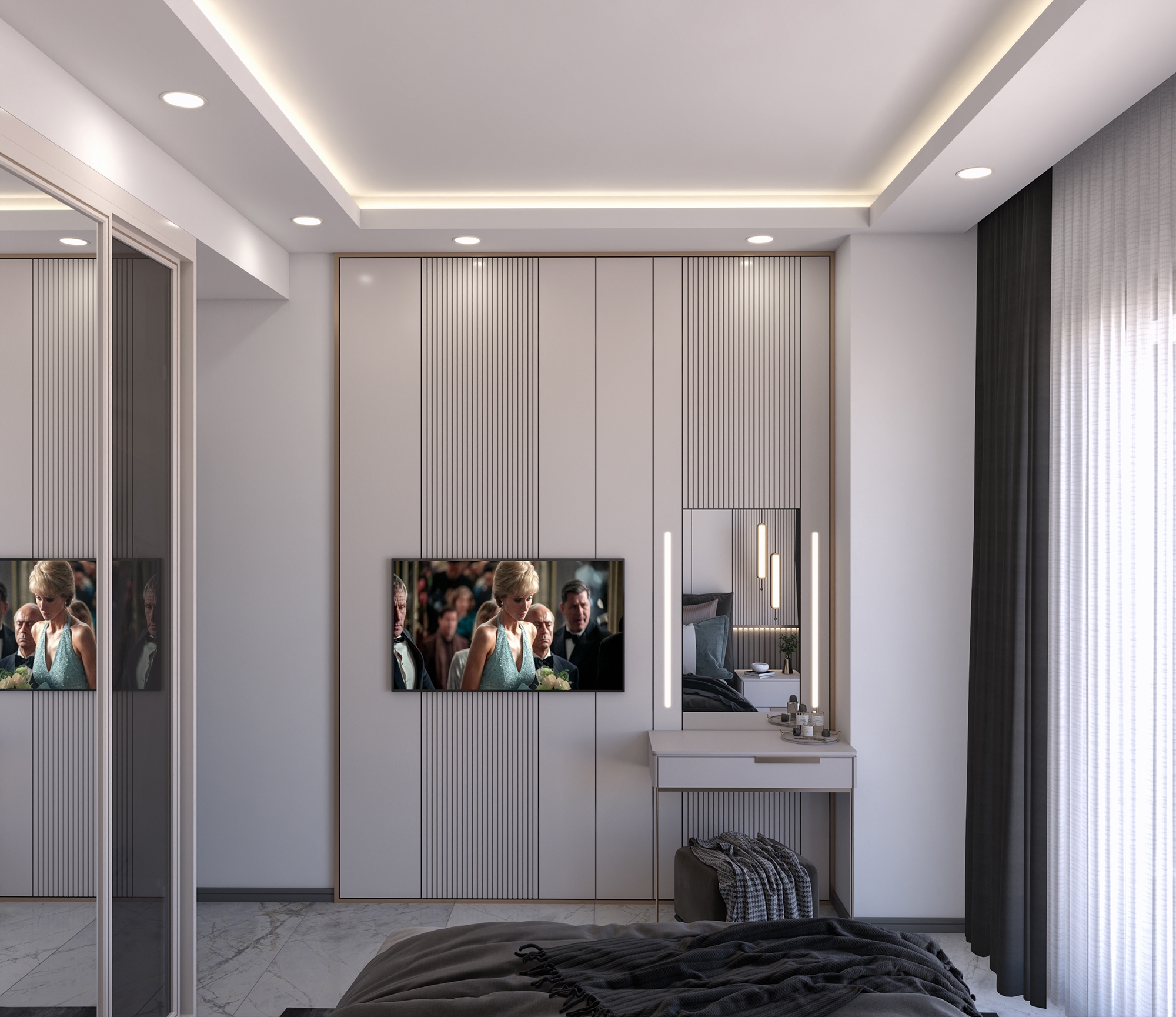 Luxury 1+1 Apartment with Sea and Mountain Views in Kargicak