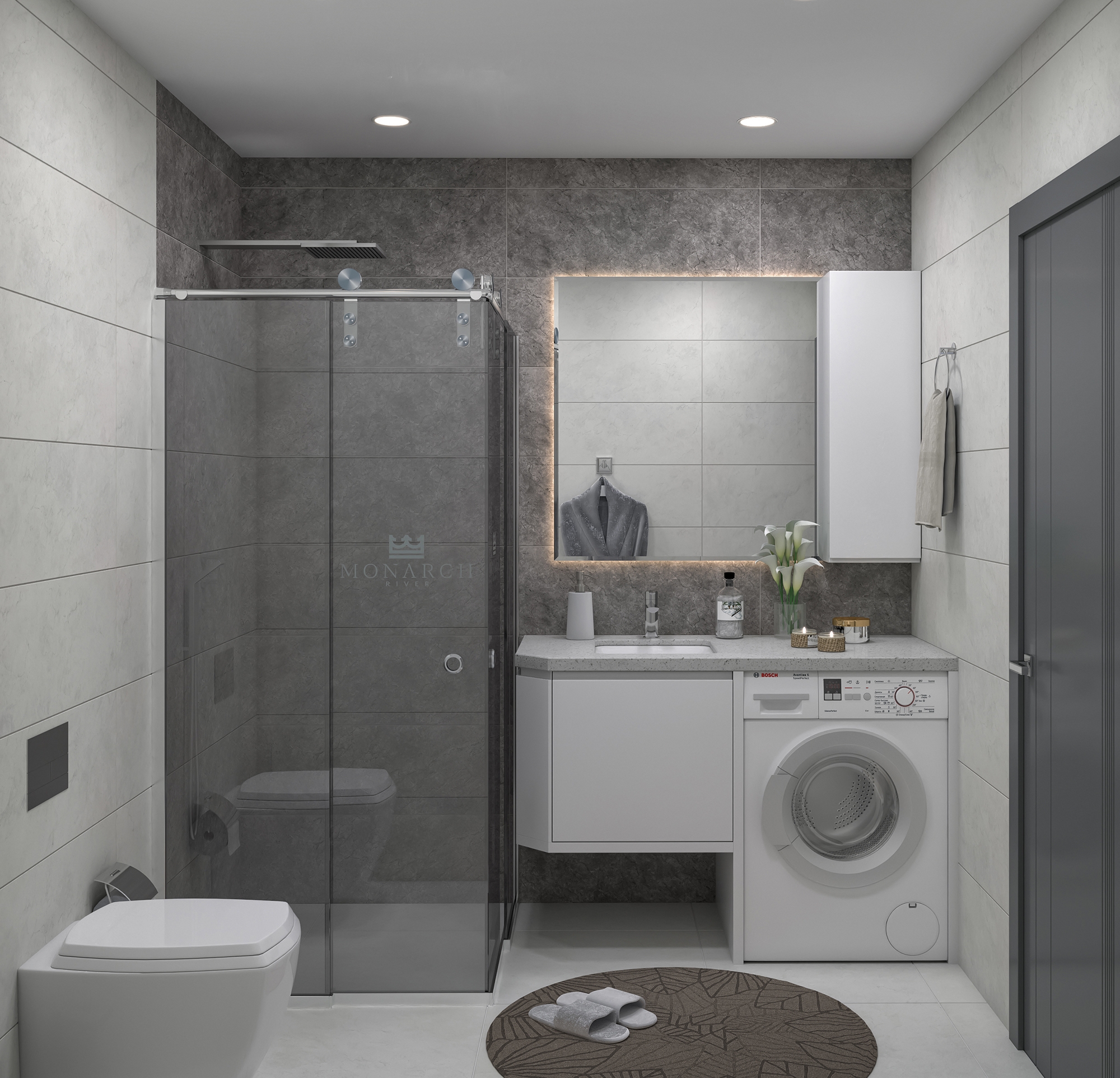 Luxury 1+1 Apartment with Sea and Mountain Views in Kargicak