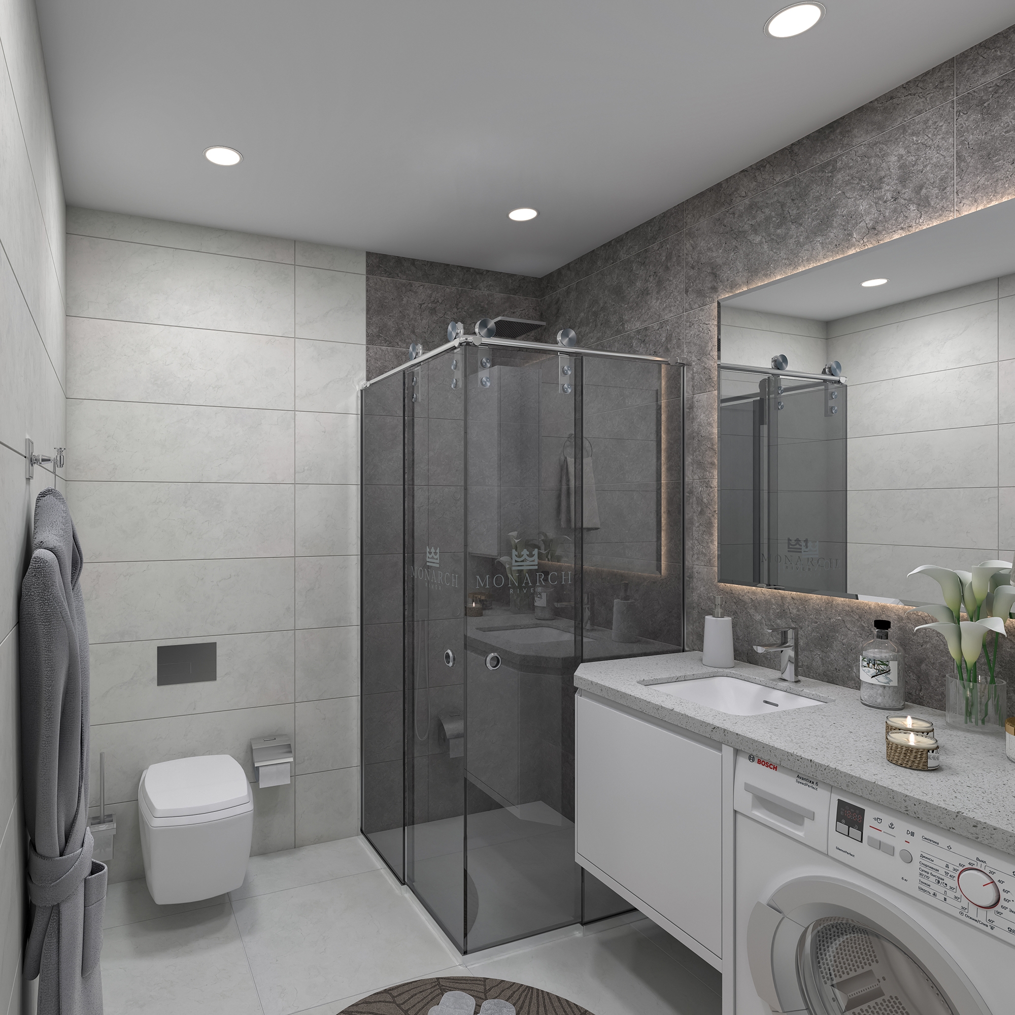 Luxury 1+1 Apartment with Sea and Mountain Views in Kargicak