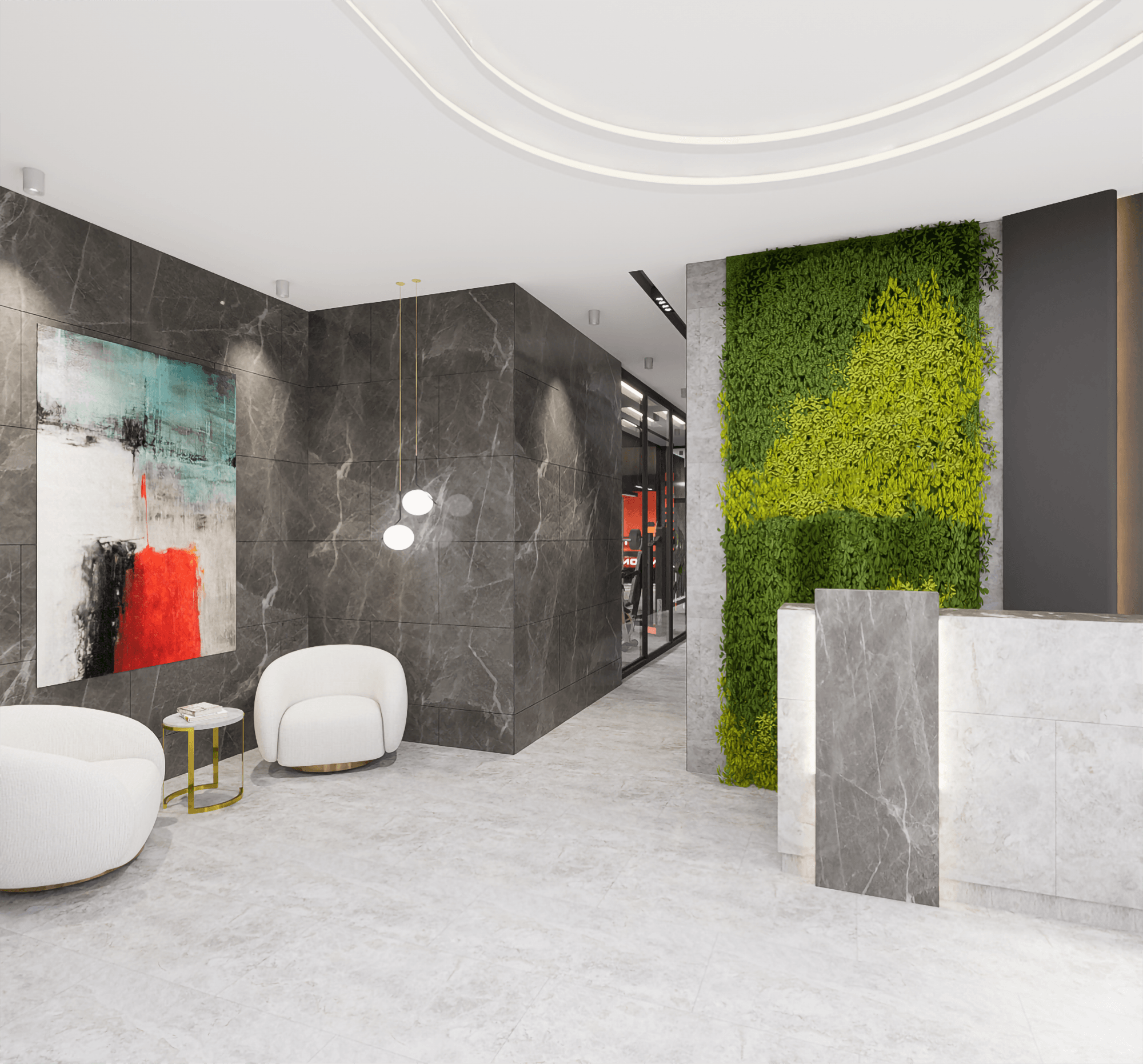 Luxuriöses 1+1 Apartment mit Meerblick und Bergblick, Alanya - Mahmutlar