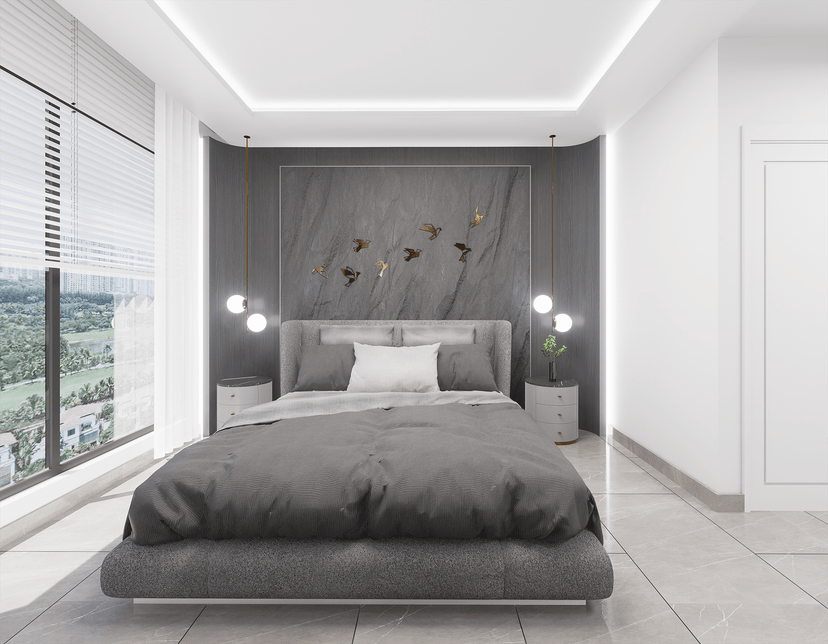 Luxuriöses 1+1 Apartment mit Meerblick und Bergblick, Alanya - Mahmutlar