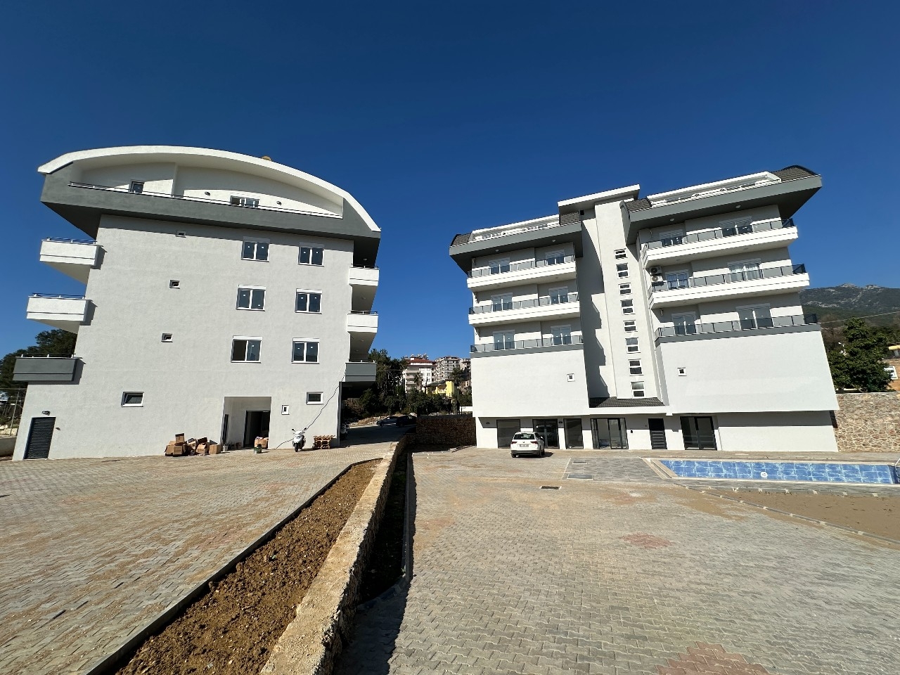 Luxuriöses Bergblick-Penthouse in Alanya - Oba