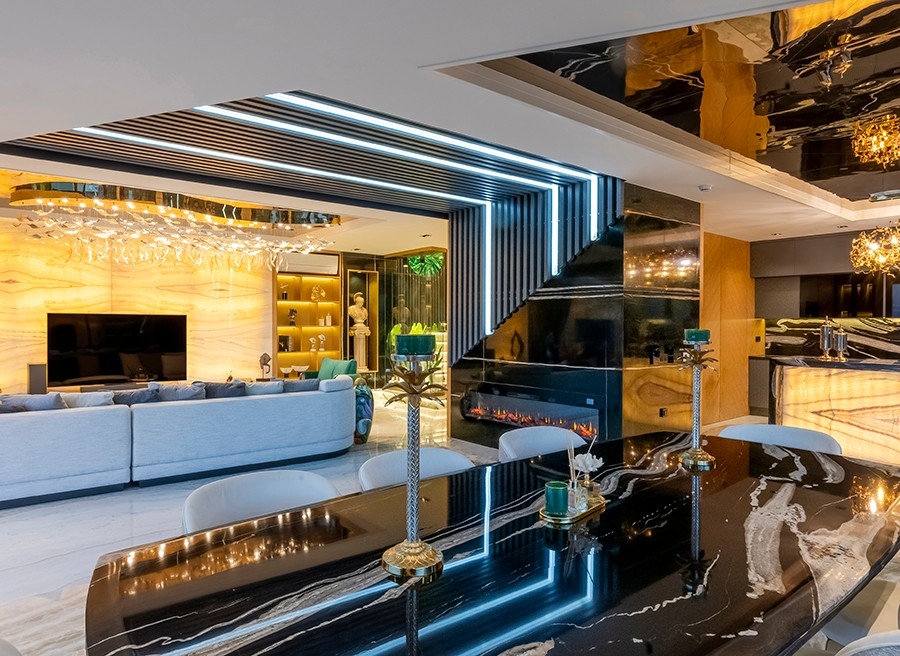 Luxury 3+1 Villa with Sea and Castle Views, Alanya - Bektas