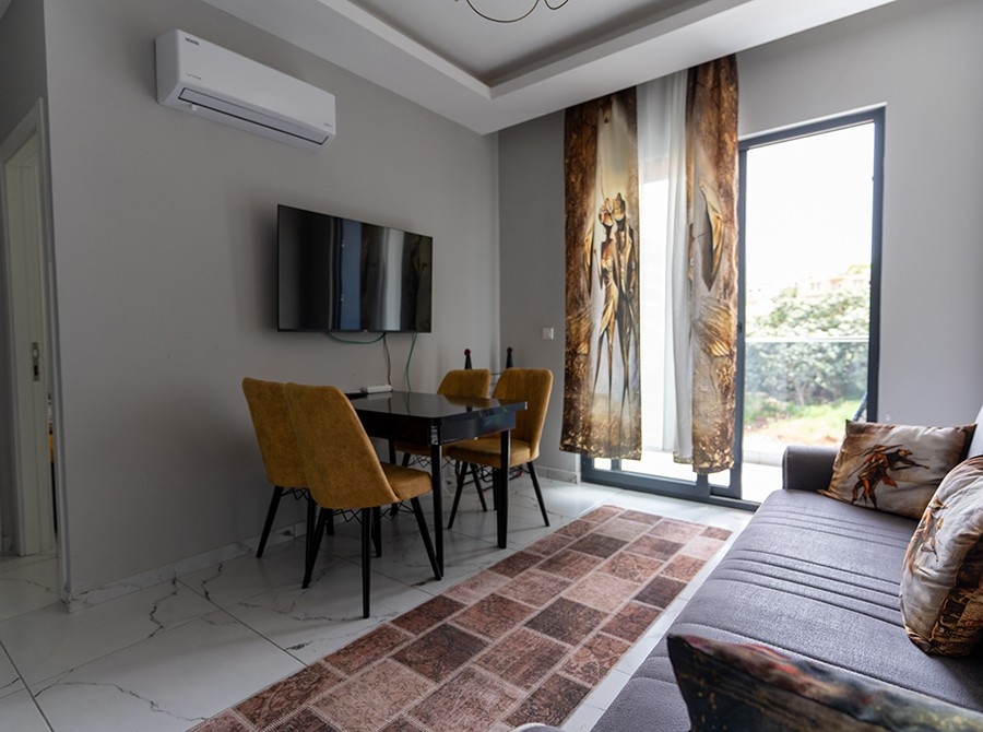 Ylellinen 1+1 huoneisto vuorinäköalalla, Alanya - Oba