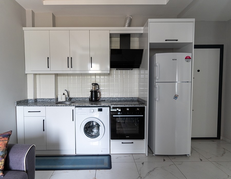 Ylellinen 1+1 huoneisto vuorinäköalalla, Alanya - Oba