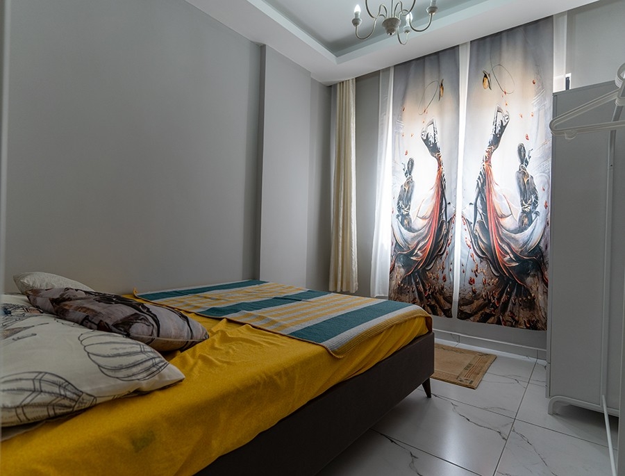 Ylellinen 1+1 huoneisto vuorinäköalalla, Alanya - Oba