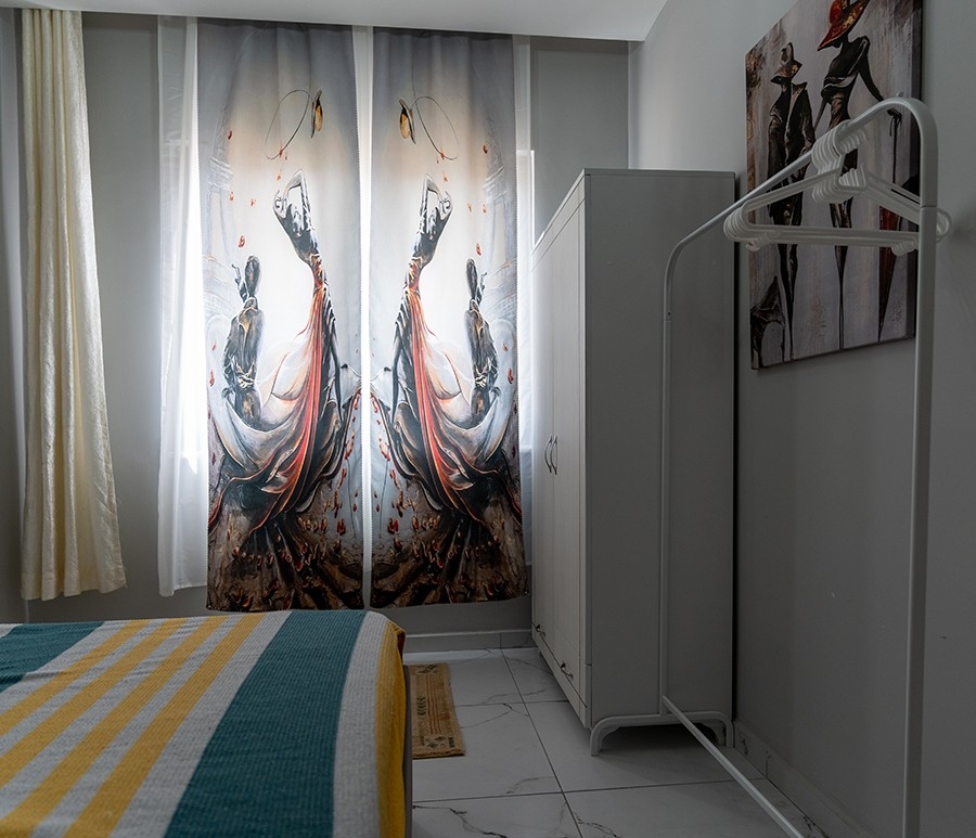Ylellinen 1+1 huoneisto vuorinäköalalla, Alanya - Oba