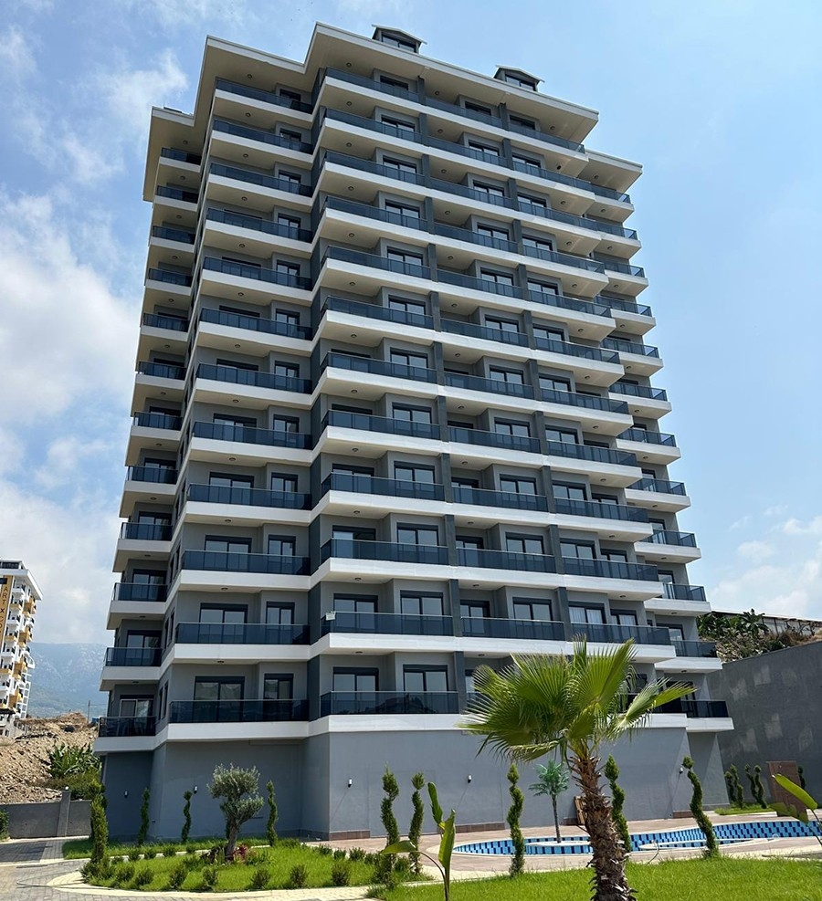 Luxury 1+1 Apartment with Mountain Views, Alanya - Mahmutlar