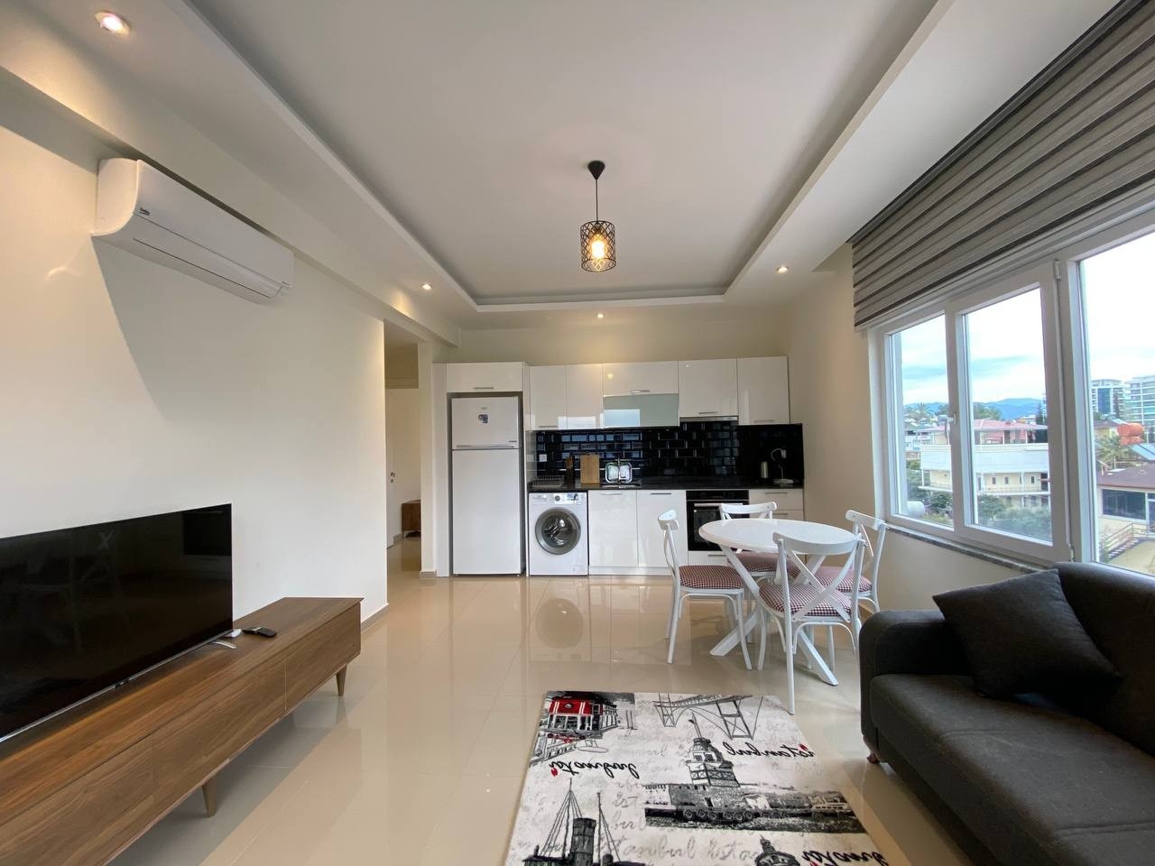 Luxuriöses 3+1 Penthouse mit Bergblick in Avsallar, Alanya