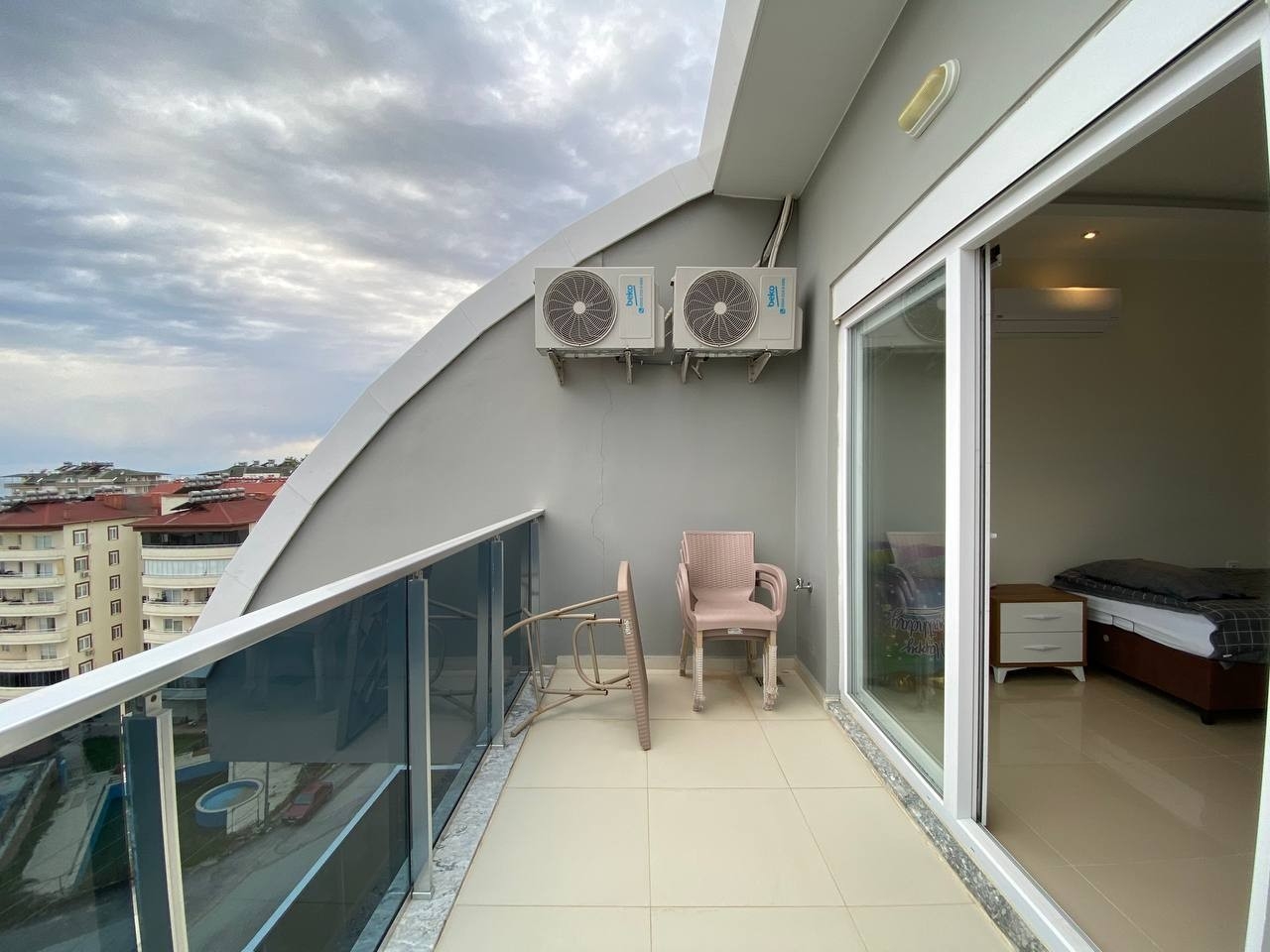 Luxuriöses 3+1 Penthouse mit Bergblick in Avsallar, Alanya