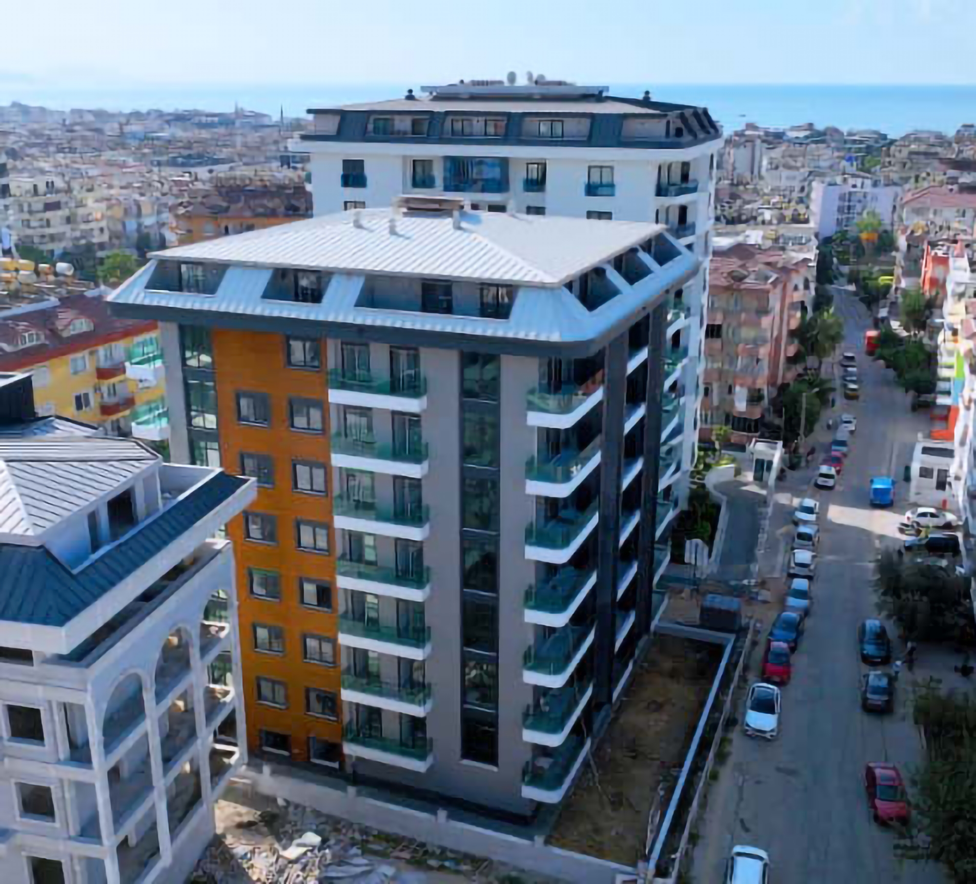 Moderne 1+1 leilighet i Alanya bysenter