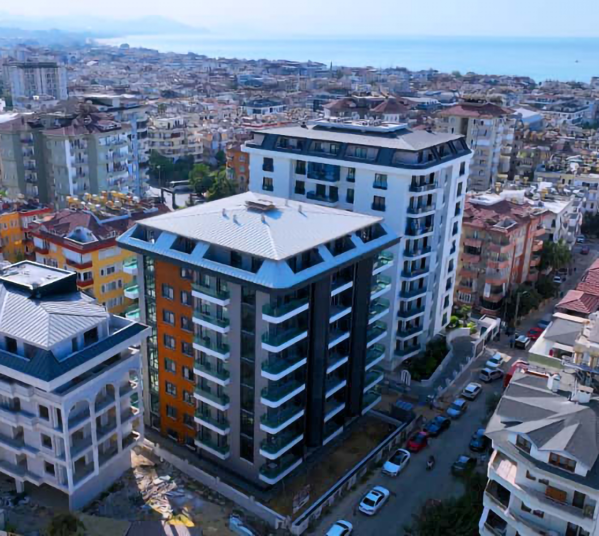 Moderne 1+1 leilighet i Alanya bysenter