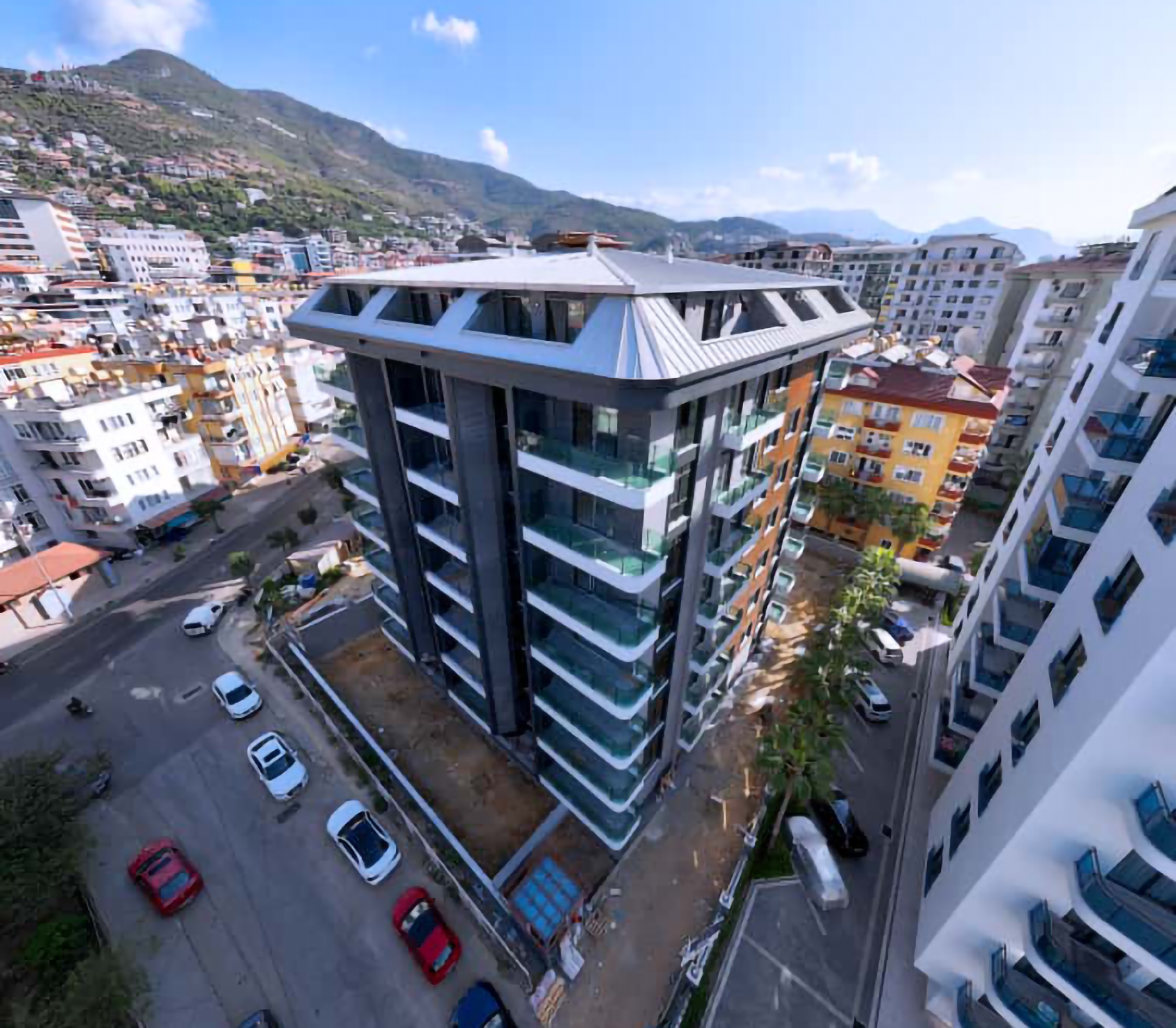 Moderne 1+1 leilighet i Alanya bysenter