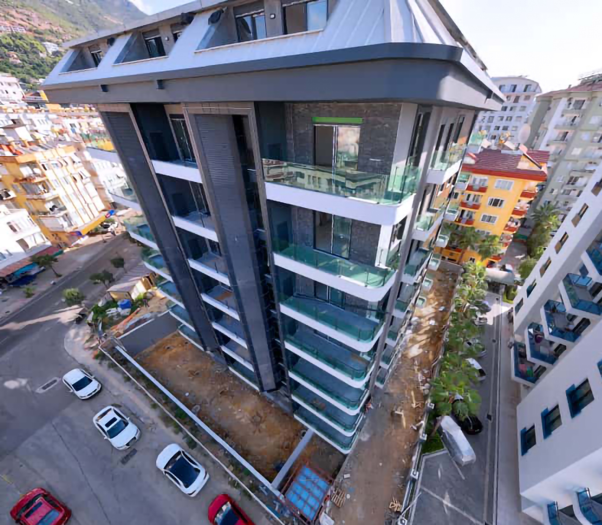 Moderne 1+1 leilighet i Alanya bysenter