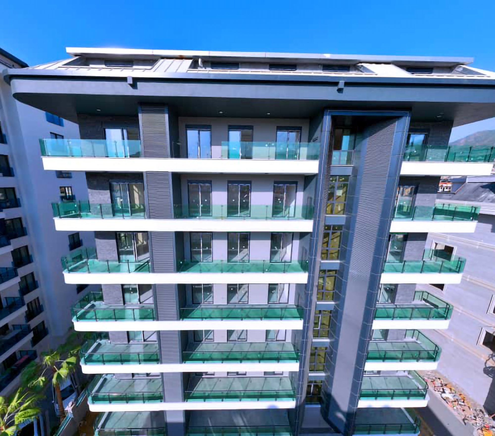 Moderne 1+1 leilighet i Alanya bysenter