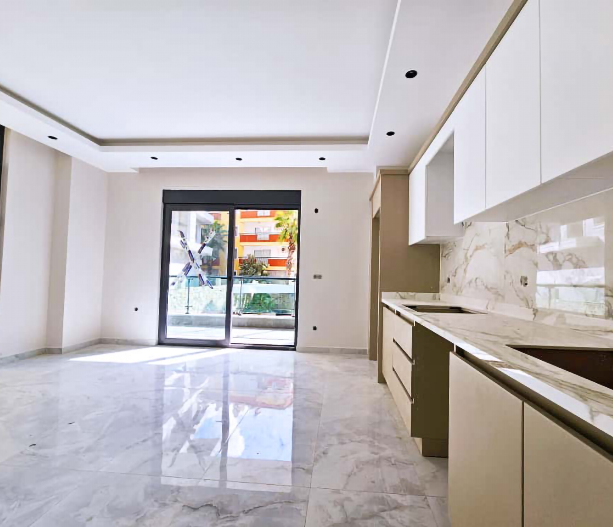 Moderne 1+1 leilighet i Alanya bysenter