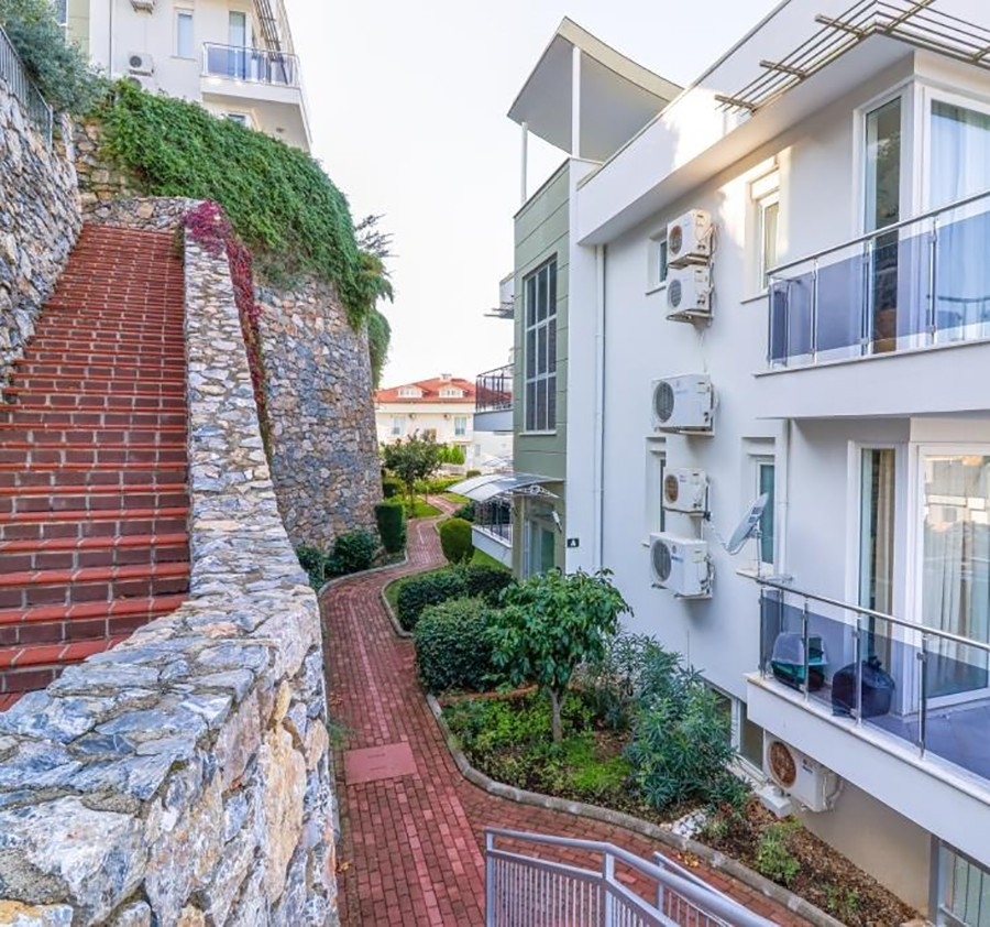 Ylellinen 2+1 Duplex meri- ja vuorinäköalalla, Alanya - Konakli