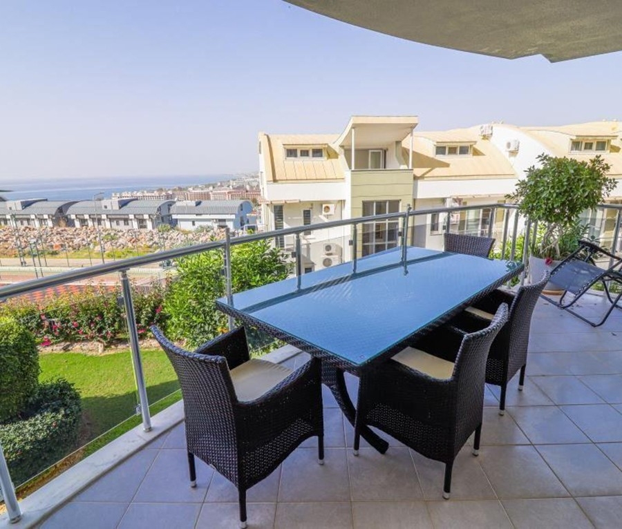 Ylellinen 2+1 Duplex meri- ja vuorinäköalalla, Alanya - Konakli