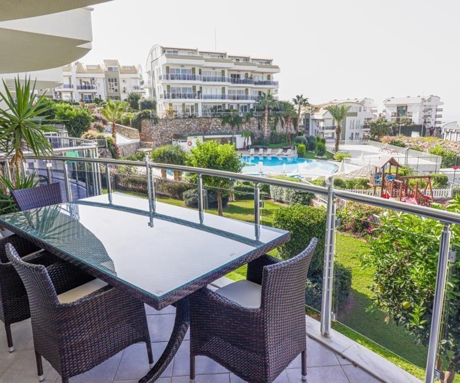 Ylellinen 2+1 Duplex meri- ja vuorinäköalalla, Alanya - Konakli
