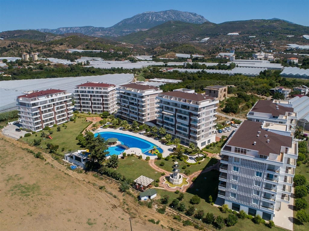 Luksuriøs 2+1 leilighet med fjellutsikt i Demirtas, Alanya