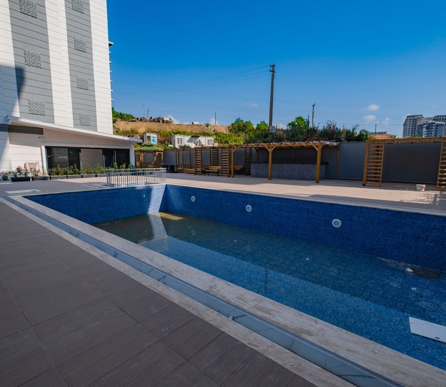 Luxuriöses 1+1 Apartment mit Bergblick, Alanya Mahmutlar