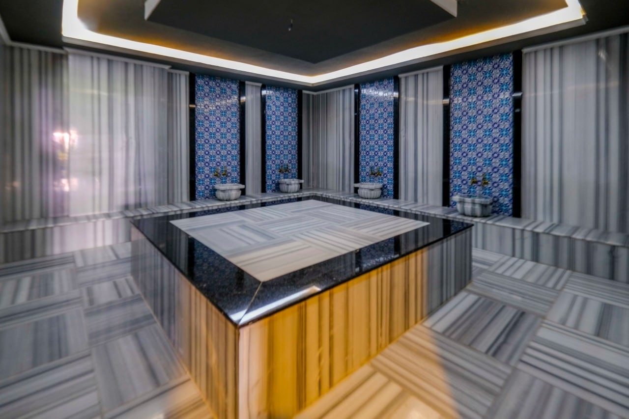 Luxuriöses 1+1 Apartment mit Bergblick, Alanya Mahmutlar