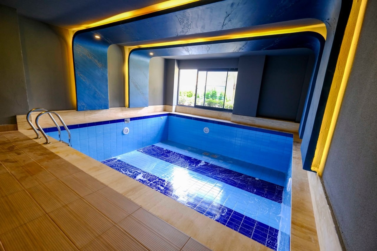 Luxuriöses 1+1 Apartment mit Bergblick, Alanya Mahmutlar