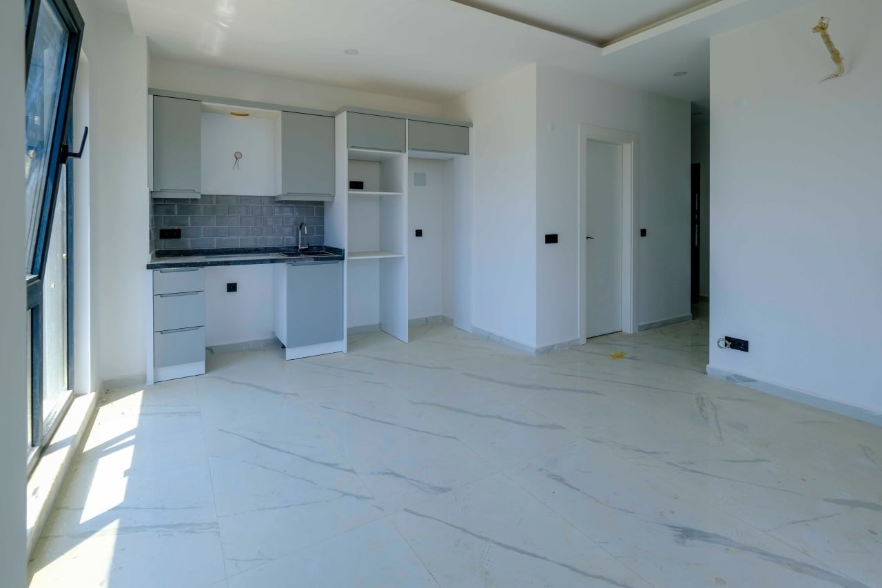 Luxuriöses 1+1 Apartment mit Bergblick, Alanya Mahmutlar