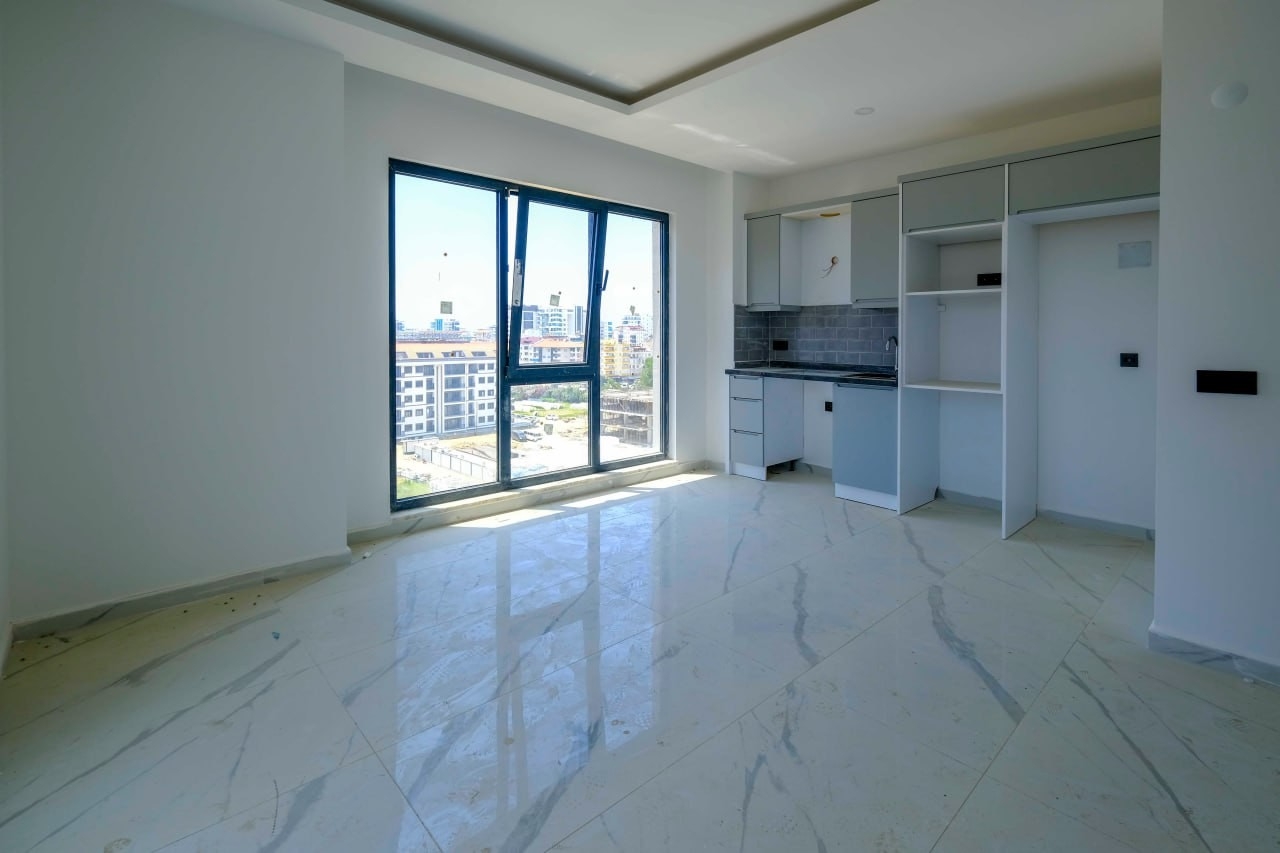 Luxuriöses 1+1 Apartment mit Bergblick, Alanya Mahmutlar