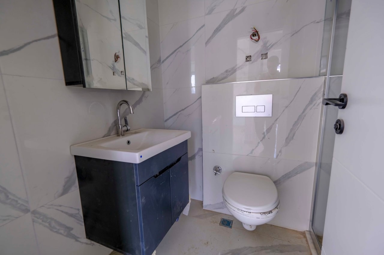 Luxuriöses 1+1 Apartment mit Bergblick, Alanya Mahmutlar