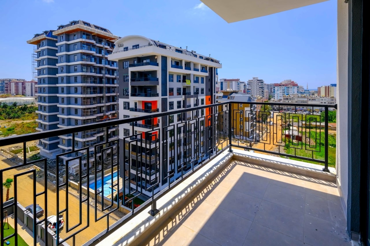 Luxuriöses 1+1 Apartment mit Bergblick, Alanya Mahmutlar