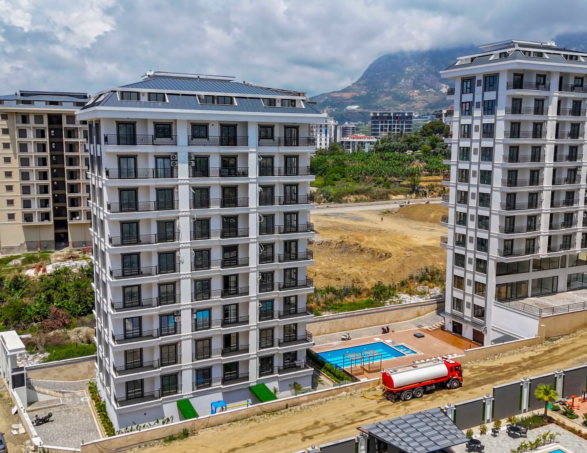 Moderni 1+1 asunto vuorinäköalalla, Alanya - Mahmutlar