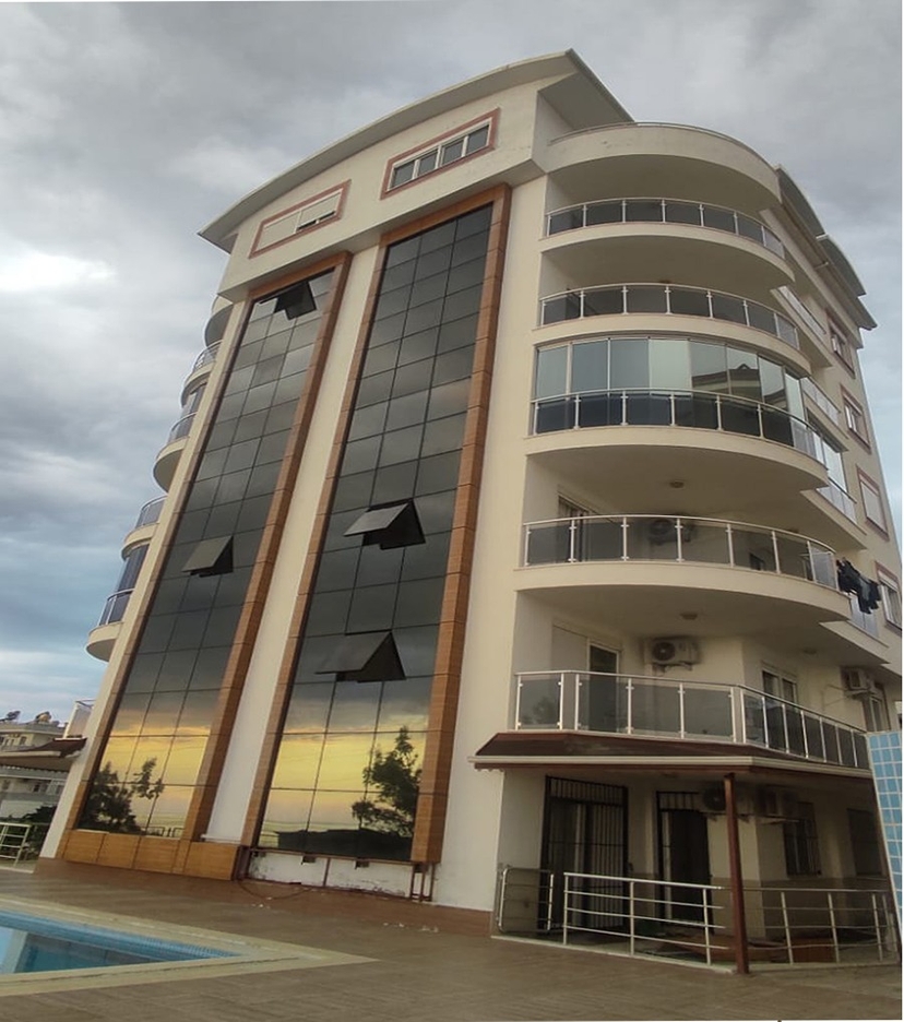 Luxuriöses 4+1 Apartment mit Meerblick und Bergblick, Alanya Avsallar